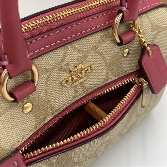Coach C9947 Mini Rowan Crossbody
In Signature Canvas In Gold/Light
Khaki Rouge - Picture 6 of 16
